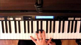 Mandy Moore  Only Hope tutorial intro amp verse piano [upl. by Drucill]