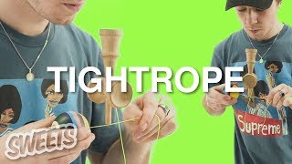 How to TIGHTROPE w Cooper Eddy  Kendama Trick Tutorial  Sweets Kendamas [upl. by Zeena]