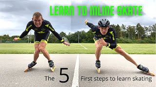 The 5 Rules of good skating  Become a fast inline skater in one day [upl. by Odracir]