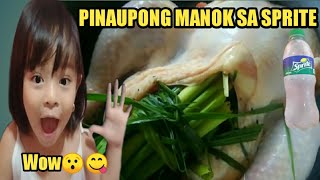 pinaupongmanok sprite kapongzkie PAANO MAGLUTO NG PINAUPONG MANOK SA SPRITE [upl. by Zizaludba]