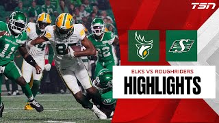 CFL WEEK 15 Elks vs Roughriders [upl. by Greff]