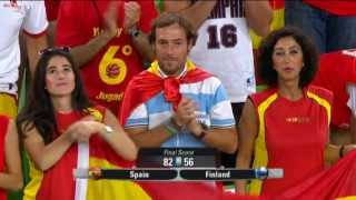 Highlights SpainFinland EuroBasket 2013 [upl. by Iidnarb]