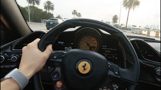 Best sounding FERRARI 488 730HP MIAMI RUN WITH Capristo Exhaust [upl. by Ydisahc]