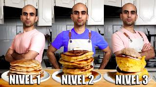 3 Niveles de Hotcakes  de bote souffle japones y estilo americano [upl. by Clemmie]