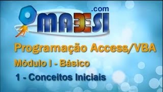 Curso de Programação AccessVBA  Básico  Plinio Mabesi  Parte 01 [upl. by Ahseram]