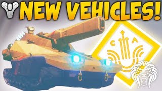 Destiny 2 NEW VEHICLES amp TANKS Social Space Easter Egg Cryptarch amp Cabal Star Destroyer [upl. by Watanabe541]