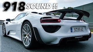 Porsche 918  BRUTAL INSANE LOUD SOUND [upl. by Niroht436]