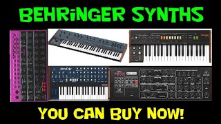 Behringer Synths you can buy now June 2024 update [upl. by Brecher815]