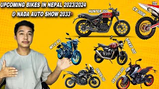 Upcoming Bikes in Nepal🇳🇵2023 2024 amp Nada Auto Show Hunter 350 Cx 300R MT15 v2 amp more… [upl. by Roht]