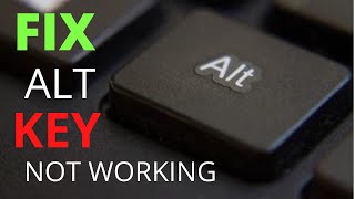 Fix Alt Key Not Working On Window 7810 ALtKEY  Samehulhaq [upl. by Gris]