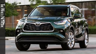 2024 Toyota Highlander Turbo Limited  Cypress Green  Driving Interior Exterior US Spec [upl. by Fatimah477]