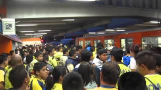 Porra Barra Brava del America en el metro DF [upl. by Shriver]