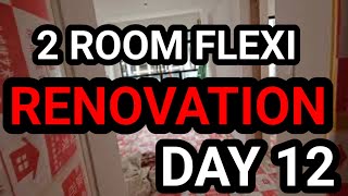 2 Room Flexi BTO Renovation Tour Day 12 in Tengah Estate [upl. by Ennirac]