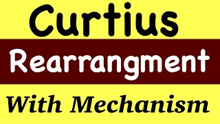 Curtius Rearrangment with Mechanism  Very Easy Method  Chemistry Academy [upl. by Mikiso636]