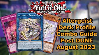 YuGiOh Altergeist Deck Profile 2023  Combo Guide Post Duelist Nexus DUNE [upl. by Leraj]