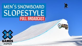 Jeep Men’s Snowboard Slopestyle FULL BROADCAST  X Games Aspen 2021 [upl. by Arba584]