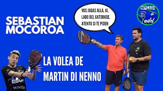 Sebastian Mocoroa nos enseña la volea de Martin Di Nenno World Padel Tour [upl. by Haek]