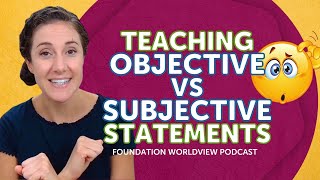 Objective vs Subjective Statements for Kids [upl. by Edythe]