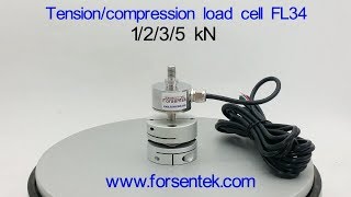 Inline load cell with M8 thread tension compression load cell [upl. by Claudina]