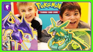 HobbyFrogs 1st POKEMON Elite Trainer Box Card Game with HobbyKids [upl. by Elder431]