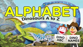 Learn Dinosaur Alphabet  Dinosaur ABC  Learning alphabet with dinosaurs name [upl. by Traggat]