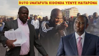 ANGRY NURU OKANGA SENDS A WARNING MESSAGE TO PRESIDENT RUTO HIYO KIDONDA UNATAFUTA HAITAPONA [upl. by Quickman58]