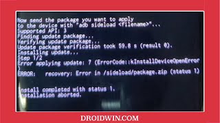 How To Fix Error Applying Update 7 ADB Sideload [upl. by Arron]