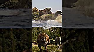 Spinosaurus aegyptiacus vs Tyrannotitan Chubutensis fyp dinosaur spinosaurus 1v1 paleontology [upl. by Elmaleh103]