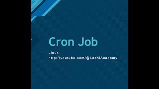 Crontab Or Cron Job [upl. by Schreibe798]