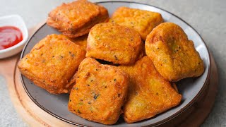 Dont Waste Leftover Bread Make This Delicious Bread Pakora  Leftover Bread snacks [upl. by Cattier]