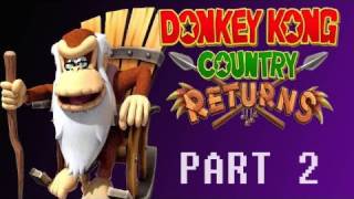 Gaming with the Kwings  Donkey Kong Country Returns part 2 [upl. by Kirtap]