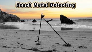 Beach Metal Detecting with the Minelab Equinox 800 Metal Detector [upl. by Hardden]