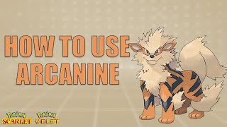 How To Use ARCANINE  Pokemon Scarlet and Violet Moveset Guide [upl. by Matland484]