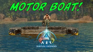 🦖 ARK Survival The Island  Episode 38 Building Teleporters and a Motor Boat 🚤✨ [upl. by Enila]