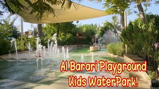 Al Barari Playground Kids Water ParkHidden Gem Al Barari DubaiKids playground seycheesychannel [upl. by Jedidiah196]