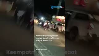 Viral Polisi Mimika Tangkap Empat Warga Sipil Usai Pamer Senjata Api Mobilnya Dicegat di Jalan [upl. by Anattar558]