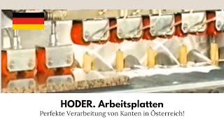 Hoder Arbeitsplatten  Verarbeitung von Kanten [upl. by Massimiliano812]