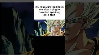 my xbox 360 after trying to download sparking zero on it goku meme fyp sparkingzero meme [upl. by Ahser]