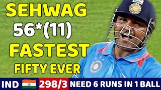 VIRENDRA SEHWAG DESTROYED VS SOUTH AFRICA  INDIA VS AUSTRALIA ODI 2009  SHOCKING BATTING EVER🔥😱 [upl. by Tonie]