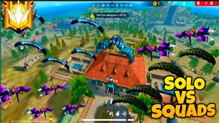 grand master hard lobby  solo vs squad  full gameplay  must watch garena free fire 🔥 [upl. by Bilicki673]