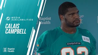 Calais Campbell This Defense is UNIQUE l Miami Dolphins [upl. by Yajnas647]