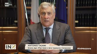 Israele Tajani quotLavoriamo per evitare lescalationquot  In mezzora 14042024 [upl. by Ethelyn]