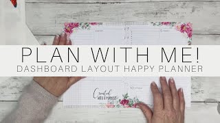 Plan With Me  Happy Planner Dashboard Layout  February 4 2024 [upl. by Emrich]