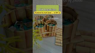 DIY table Organiser diy shortsfeed youtubeshort kitchenhacks homedecor craftbucket diy short [upl. by Retswerb]