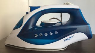 Sonifer Electric Steam Iron SF9027 Pinoy Unboxing and Handson Demo and Review [upl. by Orenid]