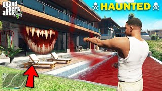 GTA 5  Franklin Went Inside His Evil Haunted House In GTA 5 [upl. by Randa]