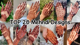 TOP 20 Mehndi Design PhotosRaksha Bandhan Mehndi Design CollectionBeautiful Mehndi Designs 2024 [upl. by Riaj39]