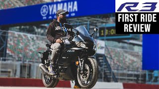 2024 Yamaha R3 India First Ride Review  Exhaust Sound  Unscripted [upl. by Ecirtak]