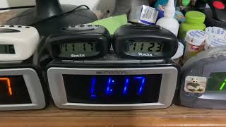 🔴PREMIERE My Digital RadioClock amp Digital Battery Operated Alarm Clock Collection as of 122024 [upl. by Assereht]