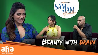 Beauty with Brain  aha videoIN 📺  Sam Jam  Samantha  Rakul Preet samjam samantha rakulpreet [upl. by Jemmy768]